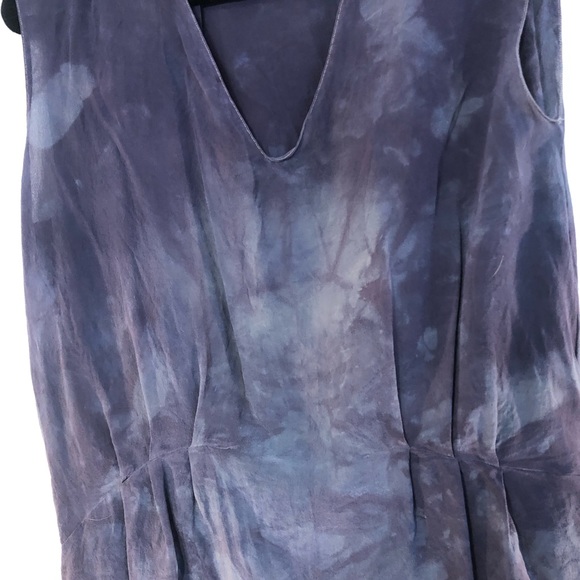 Pomandere Whisper-light, 100% Washed Silk, Dyed Blouse - Picture 2 of 5